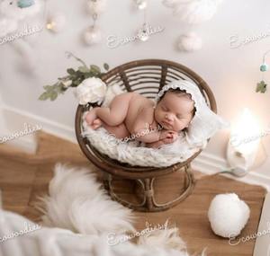 Nouveau-né bébé chaise Photo posant des accessoires canne rotin bébé chaise photographie Photoshoot chaise pour bébé fille garçon photographie accessoires - Product Image 4