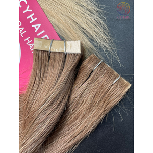 Extensiones de cabello humano Premium # SB Color Natural recto vietnamita crudo cinta Invisible en extensiones de cabello Super calidad - Product Image 5