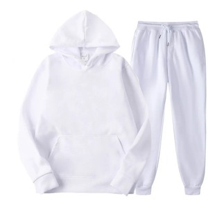 Premium Quality Women'<b>s</b> Solid Streetwear Tracksuit Hoodie & <b>Trouser</b> Set with Custom Logo 100% Cotton Fleece Set Haus Industries - Product Image 4