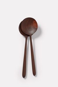 Ensemble de cuillères en bois vintage faites à la main, écologiques, 3 pièces, finition miroir, manche long, Inde, pour cuisine et fêtes, disponible en gros, prix d'usine - Product Image 5