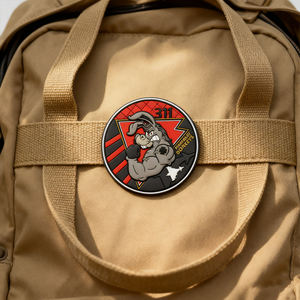 Insigne d'ailes volantes en caoutchouc souple 3D de patch PVC d'unité d'aviation allemande personnalisée pour vestes sacs uniformes et collectionneurs - Product Image 4