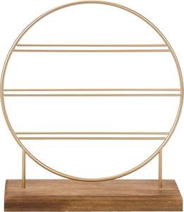 ที่ใส่ต่างหูโลหะสองชั้น3ชั้นขนาดใหญ่ที่วางจัดแสดงสร้อยคอทองเหลืองสร้อยข้อมือเครื่องประดับแบบเกี่ยวกล่องของขวัญ - Product Image 1