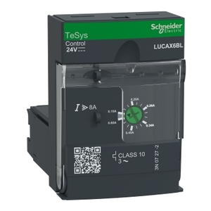 Unità di Controllo Standard SCHNEIDER ELECTRIC LUCAX6BL LUCA Classe 10 per Avviatori di Motori 0.15-0.6 A 24 V CC - Product Image 1