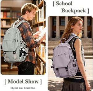 Lightweight School <b>Bag</b> College <b>Laptop</b> Backpack <b>for</b> Men And <b>Women</b> - Product Image 5