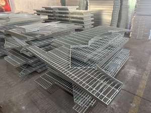 Оцинкованная стальная решетка горячего цинкования для промышленных лестниц и платформ - Product Image 3