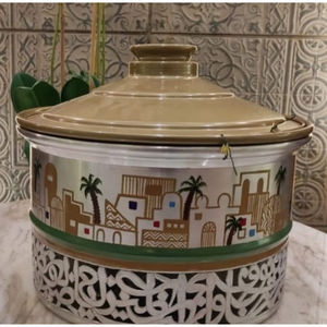 โต๊ะหรูหราตกแต่งอาหารเสิร์ฟจาน Chafing เครื่องอุ่นอาหารคุณภาพสูงการจัดเลี้ยงอุ่นจาน Chafing - Product Image 4