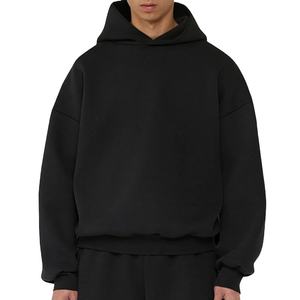 Hoodie Homme Personnalisé en Coton Épais 420 GSM, Coupe Boxy, Brodé, Polaire, Hiver, Surdimensionné, Grammage Lourd, Fabricant de Hoodies Personnalisés - Product Image 2