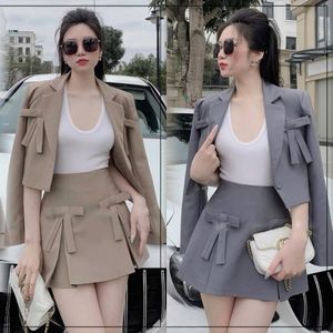 Conjunto de Top y minifalda de manga larga a la moda: ideal para salidas nocturnas o reuniones informales, combinando estilo, la mejor opción divertida - Product Image 5