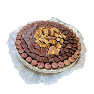 Cuenco dulce moderno, cuenco de chocolate de metal pulido plateado de la mejor calidad, perfecto para servir comida en bodas y eventos elegantes - Product Image 1