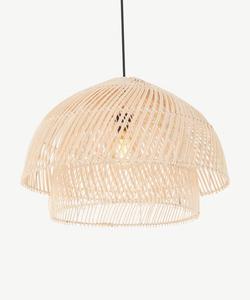 โคมไฟหวายไม้ไผ่งานประดิษฐ์ทำมือตกแต่งบ้านงานหัตถกรรมไม้ไผ่ - Product Image 2