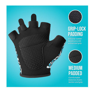 Guantes PROFESIONALES DE MEDIO dedo para gimnasio, nuevo diseño, Neopreno, levantamiento de pesas y ejercicio, guantes de ciclismo, entrenamiento de seguridad para Fitness - Product Image 2