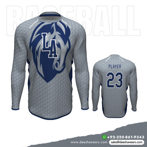 Sweat-shirt d'entraînement à col rond pour baseball, vêtements de sport d'équipe, respirant, antibactérien, évacuant l'humidité, tissu doux et durable - Product Image 3