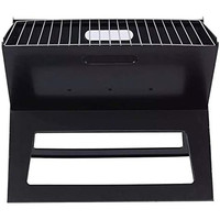 Barbecue portable pliable en acier au carbone TG71415, grand modèle, pour le camping, noir, 1,9 kg