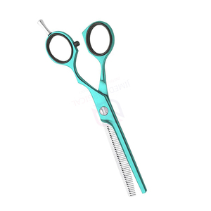 Ciseaux à effiler les cheveux 6.5 ''personnalisés avec lames tranchantes en acier inoxydable pointe émoussée pour salon de coiffure outil de soins de beauté - Product Image 3