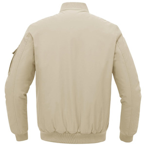 Blouson d'hiver personnalisé pour homme avec isolation épaisse, fermeture éclair robuste, poignets côtelés et services de vêtements OEM ODM pour marque privée - Product Image 4