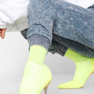 Joggers de lavado ácido con logotipo personalizado para mujer 100% algodón polar ligero de alta calidad Vintage Joggers transpirable característica Unisex - Product Image 5