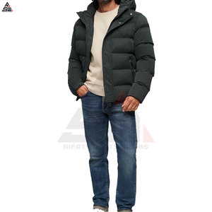 All Colors Available Customized Men Canvas <b>Thin</b> Lightweight Windproof Winter <b>Puffer</b> <b>Jacket</b> - Product Image 4