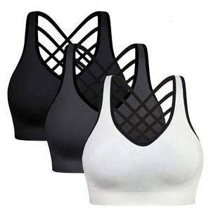 Women's High Support Seamless Sports <b>Bra</b> Custom Logo Printing High Quality Gym Fitness Wear Light Weight Summer Wear XS Yoga - Product Image 6