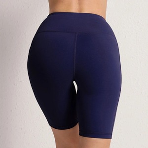 Pantalones cortos de cintura alta para mujer, mallas deportivas de secado rápido, Yoga, a prueba de sentadillas, gimnasio, entrenamiento, ciclismo, deporte, bolsillo, ciclismo, deporte - Product Image 3