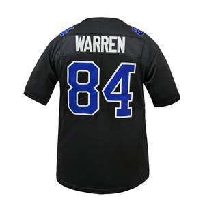 Camisetas de Fútbol Americano Ligeras de Malla 100% Poliéster con Nombre/Número Personalizado, Camiseta de Equipo para Entrenamiento - Product Image 2