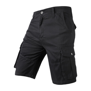 Hombres Sólido Lona Cargo Shorts Tallas grandes Transpirable Ecológico Verano Deportes Poliéster Algodón - Product Image 3