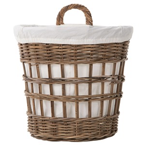 Panier de rangement et de lavage en rotin avec poignées, paniers de rangement faits à la main en rotin naturel, multifonctionnels et modernes, fabriqués au Vietnam - Product Image 3