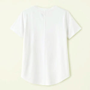 Camisetas de Manga Corta con Cuello en V para Mujer, 100% Ecológicas, de la Mejor Calidad, Disponibles en Todas las Tallas, OFERTA - Product Image 4