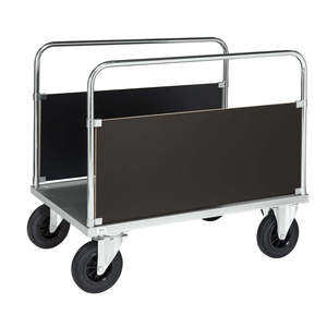 Industrial and Shopping <b>Platform</b> <b>Trolley</b> with Four- and Three-Wheel Options Enclosed Frame OEM Support for Warehouse Storage - Product Image 1