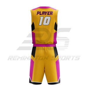 Traje de baloncesto de equipo de diseño personalizado completo uniforme de baloncesto de secado rápido al mejor precio uniformes de baloncesto - Product Image 2