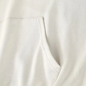 Sudadera con capucha de algodón de alta calidad para mujer, suéter de Color sólido con forro, logotipo personalizado impreso para la temporada de invierno, venta al por mayor - Product Image 5