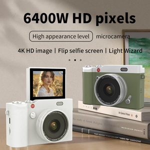 Appareil photo numérique automatique pour écran 180 degrés, zoom 16x, écran HD 2,<span class=keywords><strong>4</strong></span> pouces, certifié CE, vlogging, compact, vidéo HD 1080P, 64MP - Product Image 3