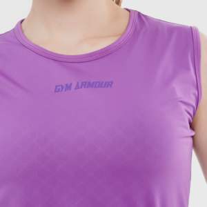เสื้อกล้ามผ้าถักสีม่วง - Product Image 5