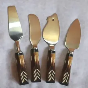 Ustensiles de salle à manger Set à fromage avec poignée tombante Accessoires d'ustensiles de cuisine Outil de cuisson Couverts de service Argenterie Tête en acier inoxydable - Product Image 4