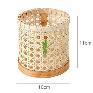 Nuevo Modelo 20236, Portaplumas de Bambú Hecho a Mano, Artesanía de Vietnam para Almacenamiento de Vegetales en el Hogar y la Cocina, Hecho por VgreenArt - Product Image 1