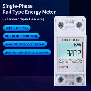Многофункциональный Электрический измеритель энергии 220 В переменного тока 50 Гц 60 ампер - Product Image 2