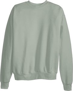 Sudadera de cuello redondo EcoSmart para hombre, Sudadera con capucha forrada con patrón sólido de invierno, diseño bordado holgado - Product Image 4