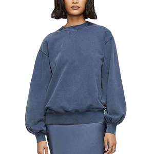 Acogedora sudadera de gran tamaño para mujer, Jersey holgado de manga larga con capucha, ropa de calle, Top de lana cálido, traje de otoño - Product Image 4