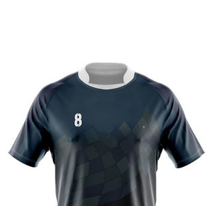 Conjuntos de Uniformes de Rugby Deportivos, Poliéster/Algodón, Impresión por Sublimación, Unisex para Adultos, Universitarios, Ecológicos, Transpirables, que Absorben la Humedad - Product Image 3