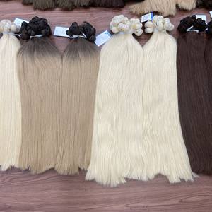 Extensions de cheveux humains vierges Remy de luxe, ondulés naturels, ondulations profondes lâches, trame machine, cheveux vietnamiens de haute qualité, vente en gros - Product Image 4