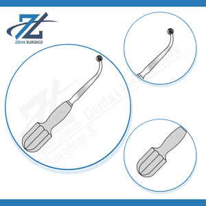 Tilley antrum burrs 171มม. 6มม. เครื่องมือผ่าตัดสเตนเลสแบบแมนนวลเครื่องมือผ่านการรับรอง CE นำมาใช้ใหม่สำหรับการผ่าตัดทั่วไป - Product Image 4