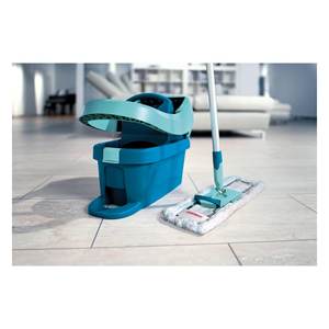 Juego de limpieza de suelos Leifheit con prensa con ruedas y juego de mopa de tela Micro Duo PROFI XL 55096 - Product Image 3