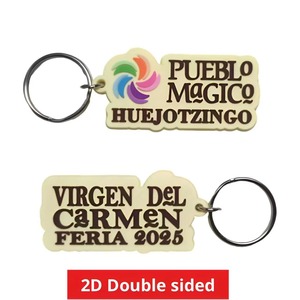 Llavero de goma de PVC duradero creativo 2025 con diseño en relieve para diseñadores e Influencers opciones personalizadas y al por mayor - Product Image 5