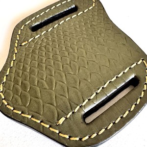 Industrial Grade <b>Pancake</b> Style Multi Purpose Hand Crafted Factory Made Leather Sheath - Product Image 3