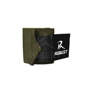 Poignet en néoprène polyester de haute qualité élastique super lourd unisexe Logo personnalisé Gym sangles en coton sécurité haltérophilie - Product Image 2
