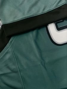 Nouveau maillot de football américain personnalisé par sublimation 2025, respirant, grande taille, antibactérien, séchage rapide, manches courtes, 100% polyester - Product Image 5