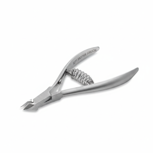 Pince à cuticules professionnelle en acier inoxydable avec ressort |   Coupe-ongles pour manucure et pédicure à mâchoire pointue - Product Image 3