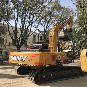 Marca famosa china SANY SY215C SY215 SY 215C Excavadora hidráulica sobre orugas Casi nueva en stock - Product Image 4