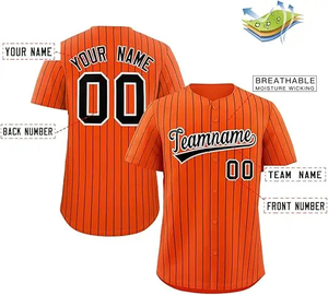 Ensemble de maillots de baseball personnalisés Tissu léger et doux Séchage rapide Respirant Uniforme - Product Image 2