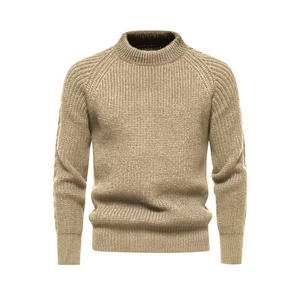 Suéter de Hombre de la Mejor Calidad, Personalizable, Tejido de Punto, Cuello Alto, Forrado, Suéteres y Sudaderas con Capucha, Ajuste Entallado, Suéter de Punto - Product Image 6