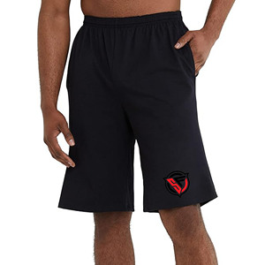 Wholesale Custom Logo 100% Cotton Summer Shorts Solid Pattern Track Workout <b>Printed</b> Casual Man Short Painted Made Pakistan - Product Image 5